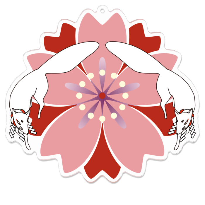 アクリルキーホルダー - 100 x 100 (mm)