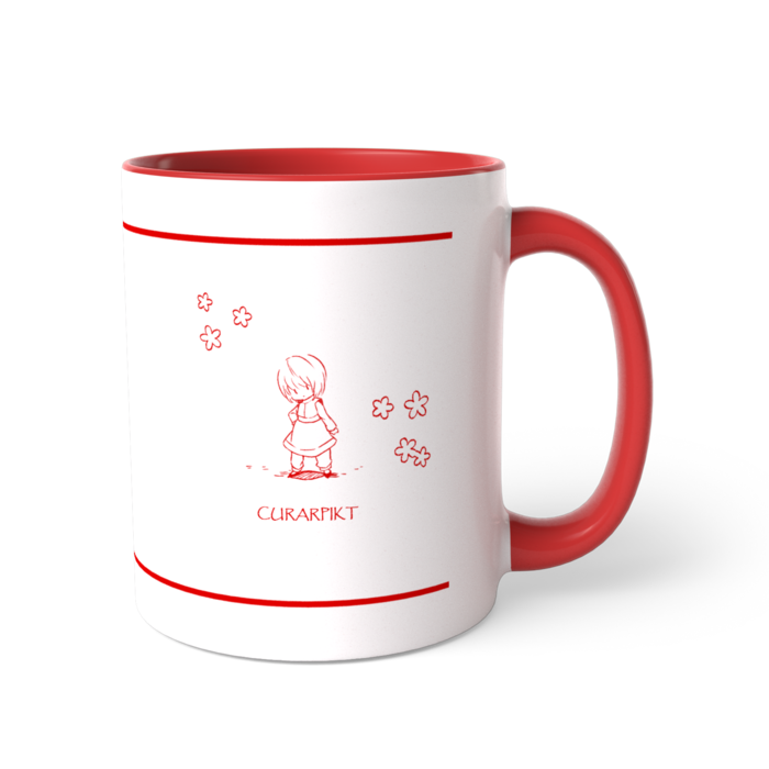 ツートンカラーマグカップ - 直径 8.2cm / 高さ 9.5cm