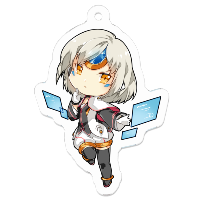 アクリルキーホルダー - 50 x 50 (mm)