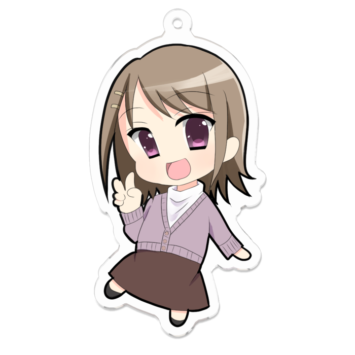 アクリルキーホルダー - 70 x 70 (mm)