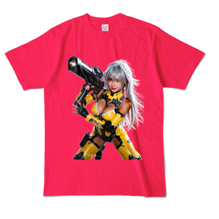 カラーTシャツ - L - ホットピンク （濃色）