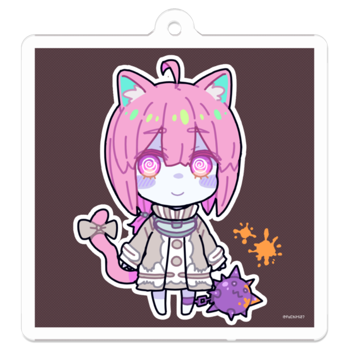 アクリルキーホルダー - 50 x 50 (mm)