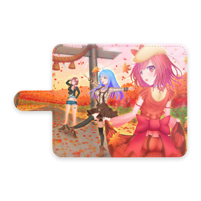 手帳型Androidケース - S - ストラップ穴 なし
