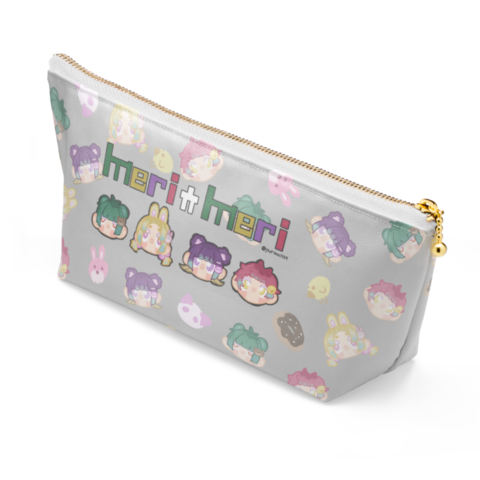 ポーチ - 長さ21.5cm / 高さ10cm - ホワイト