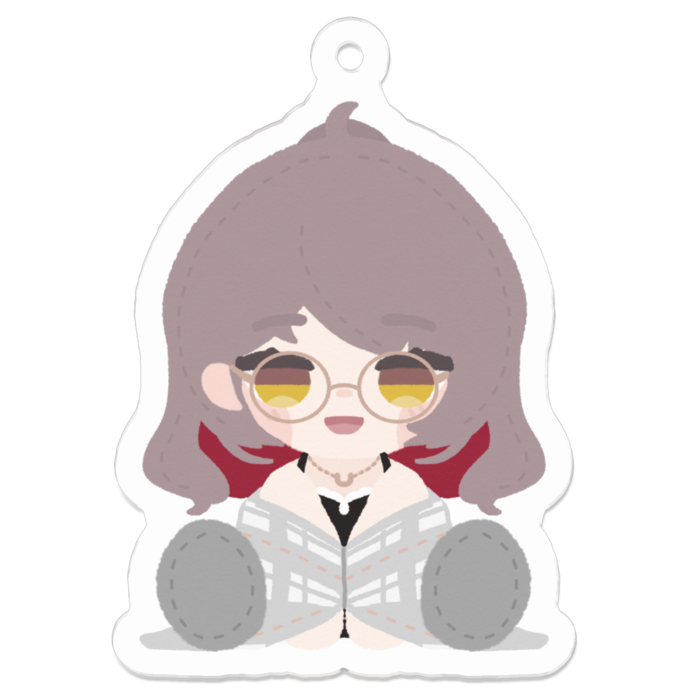 アクリルキーホルダー - 50 x 50 (mm)