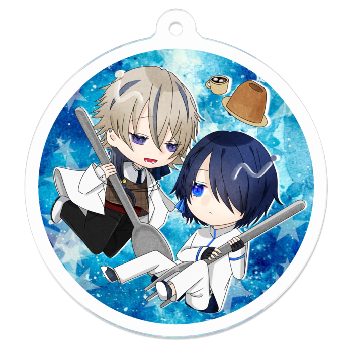 アクリルキーホルダー - 50 x 50 (mm)