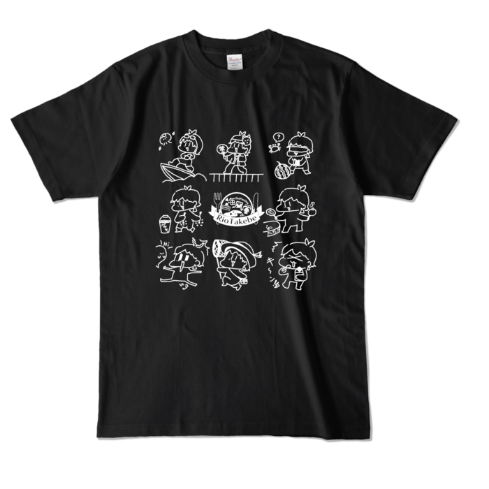 カラーTシャツ - L - ブラック (濃色)
