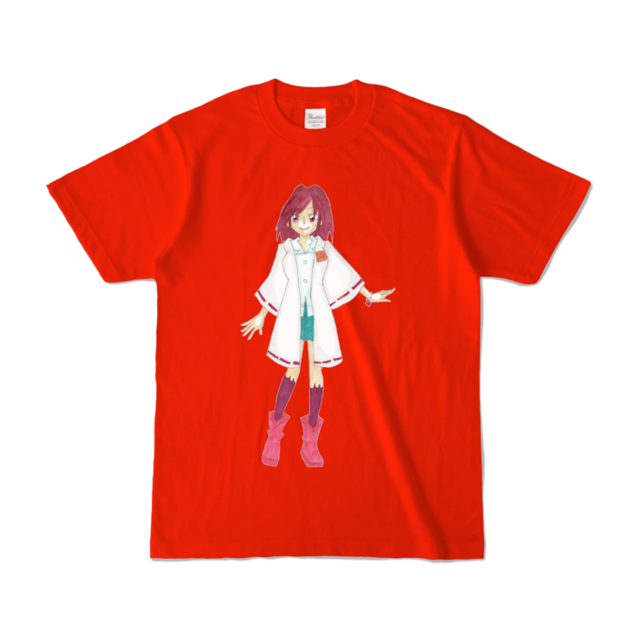 カラーTシャツ - S - レッド (濃色)