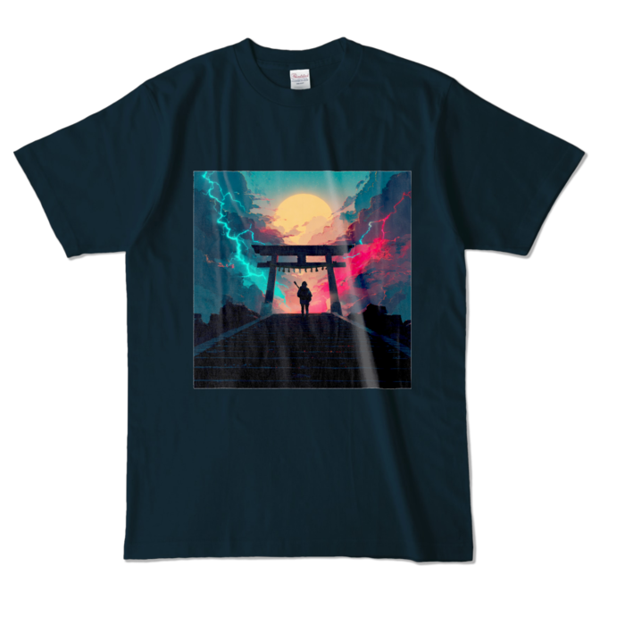 カラーTシャツ - L - ネイビー (濃色)