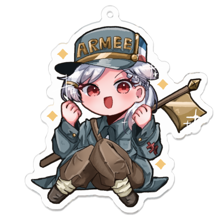 アクリルキーホルダー - 70 x 70 (mm)