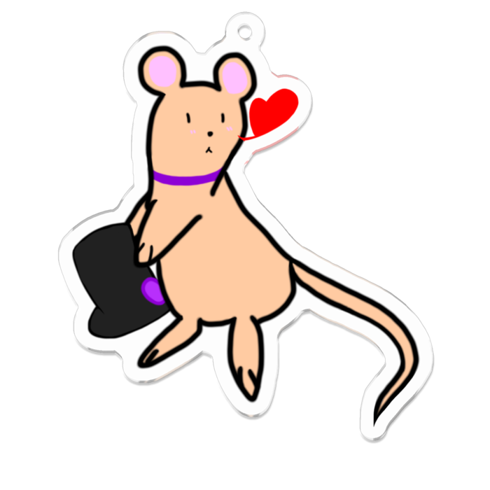 アクリルキーホルダー - 70 x 70 (mm)