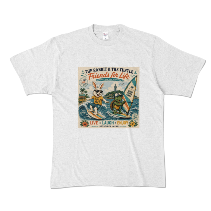 カラーTシャツ - XL - アッシュ (淡色)