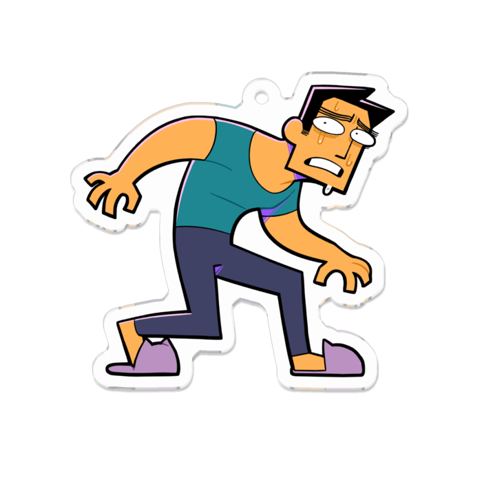 アクリルキーホルダー（コーティング） - 70 x 70 (mm)