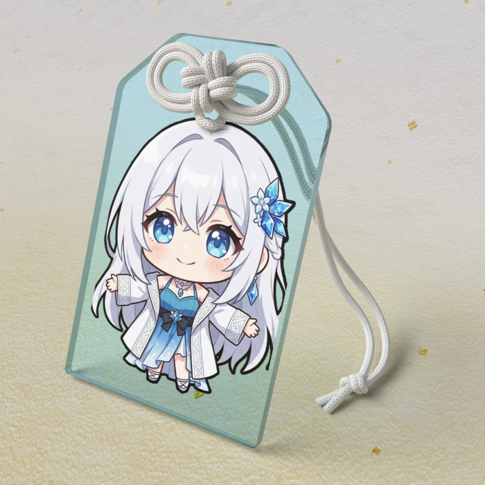 アクリルお守り - 50 × 80mm