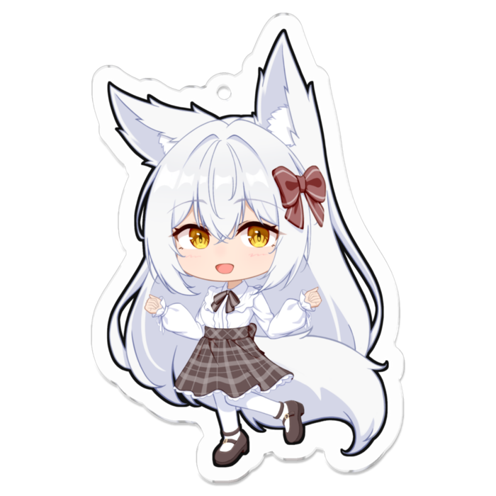 アクリルキーホルダー（コーティング） - 70 x 70 (mm)