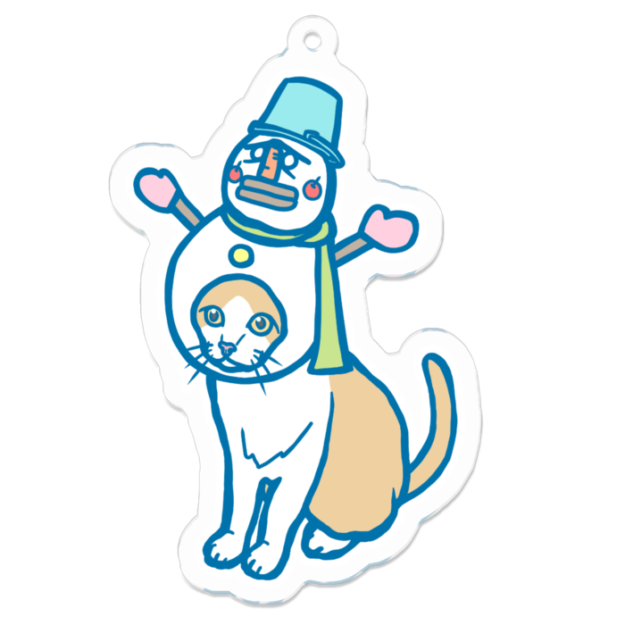 アクリルキーホルダー - 70 x 70 (mm)