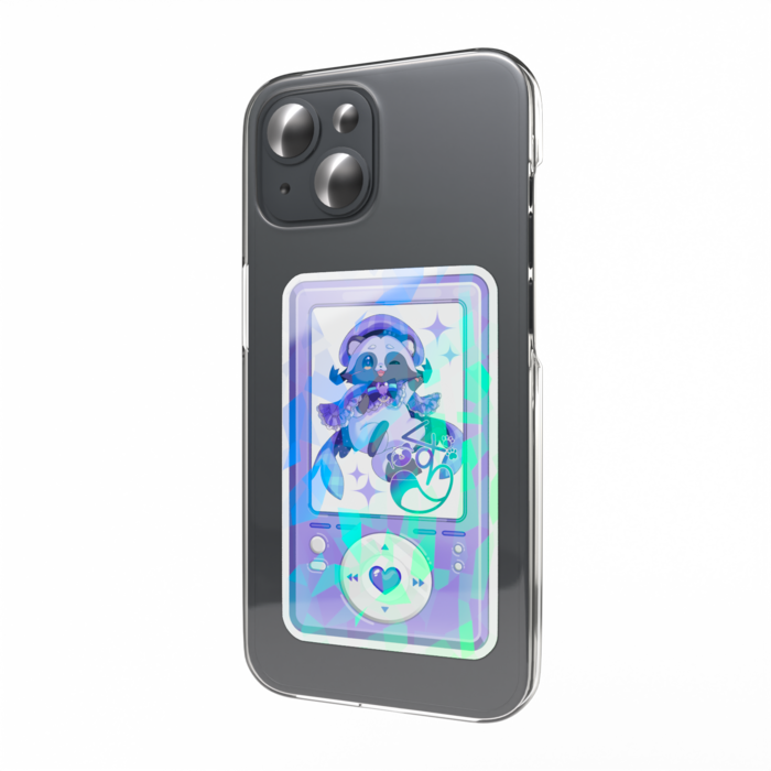 キラキラスマホステッカー(ウィンク)