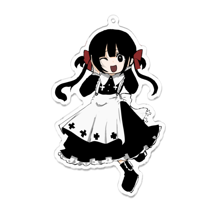 アクリルキーホルダー - 100 x 100 (mm)