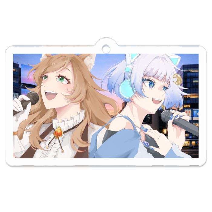 アクリルキーホルダー - 50 x 50 (mm)