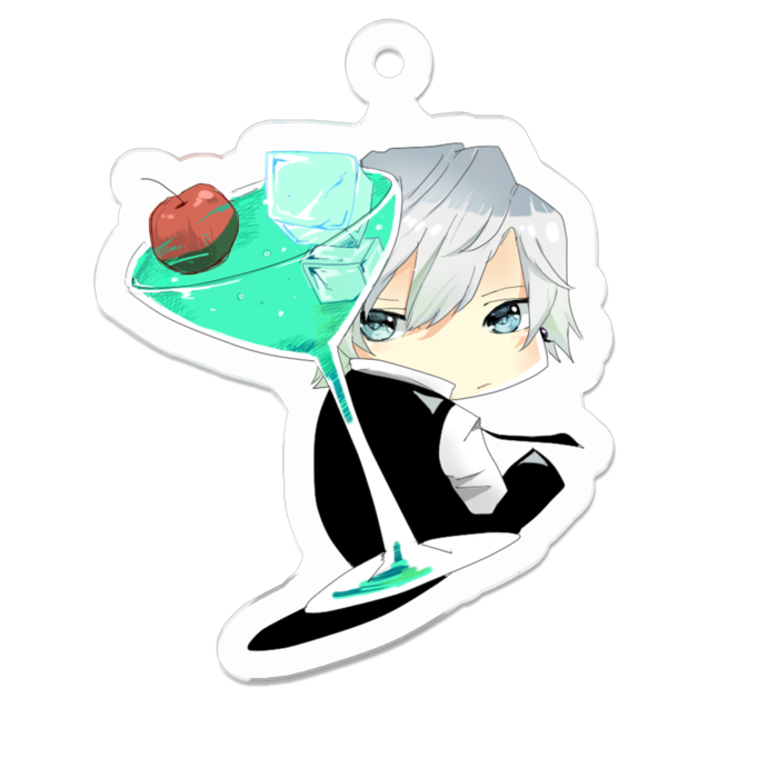 アクリルキーホルダー - 50 x 50 (mm)