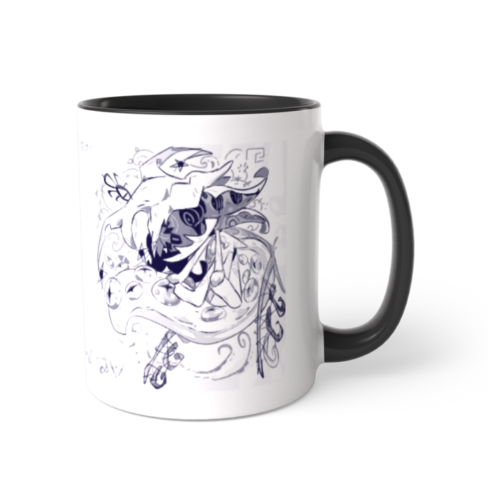 ツートンカラーマグカップ - 直径 8.2cm / 高さ 9.5cm