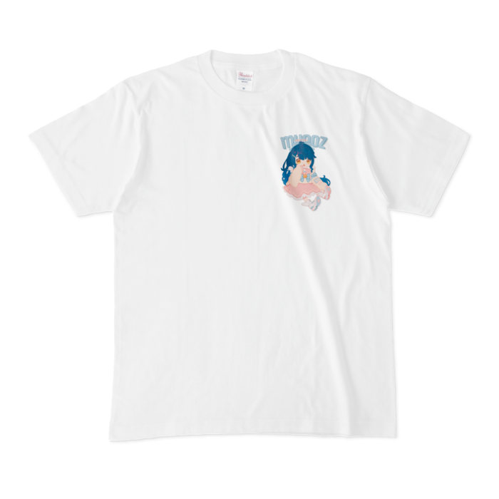 天宮こころ の胸ぷりTシャツ - M - ピンク-ポニーテール