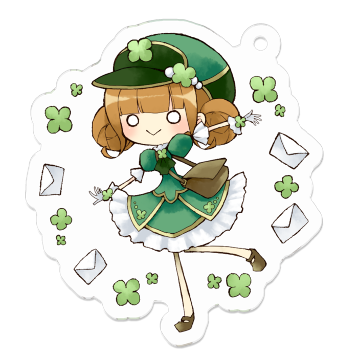 アクリルキーホルダー - 50 x 50 (mm)