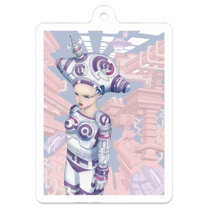 アクリルキーホルダー - 50 x 50 (mm)