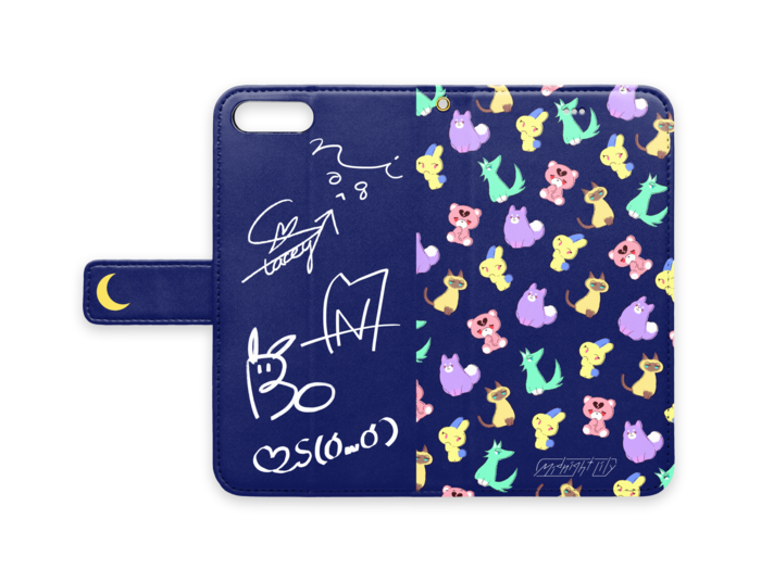 手帳型iPhoneケース - iPhone 8 Plus / 7 Plus - ストラップ穴 あり