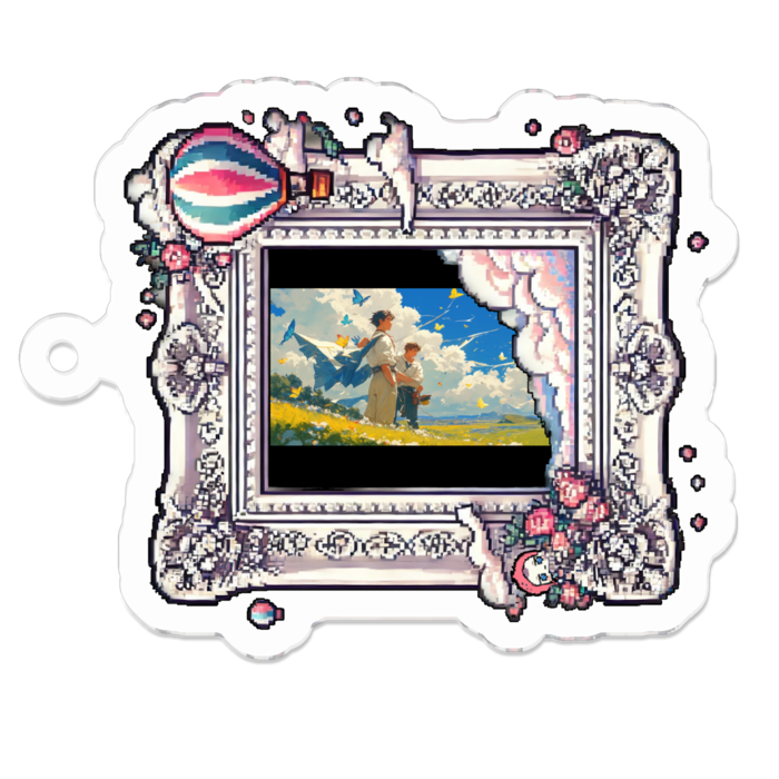 アクリルキーホルダー - 50 x 50 (mm)