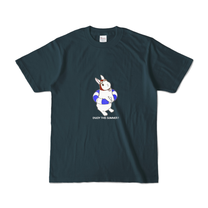 カラーTシャツ - S - デニム (濃色)