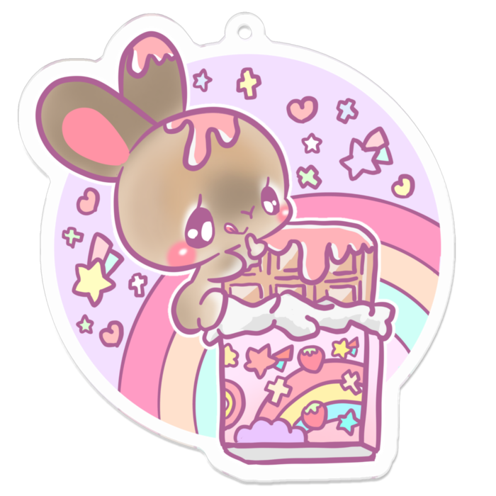 アクリルキーホルダー - 70 x 70 (mm)