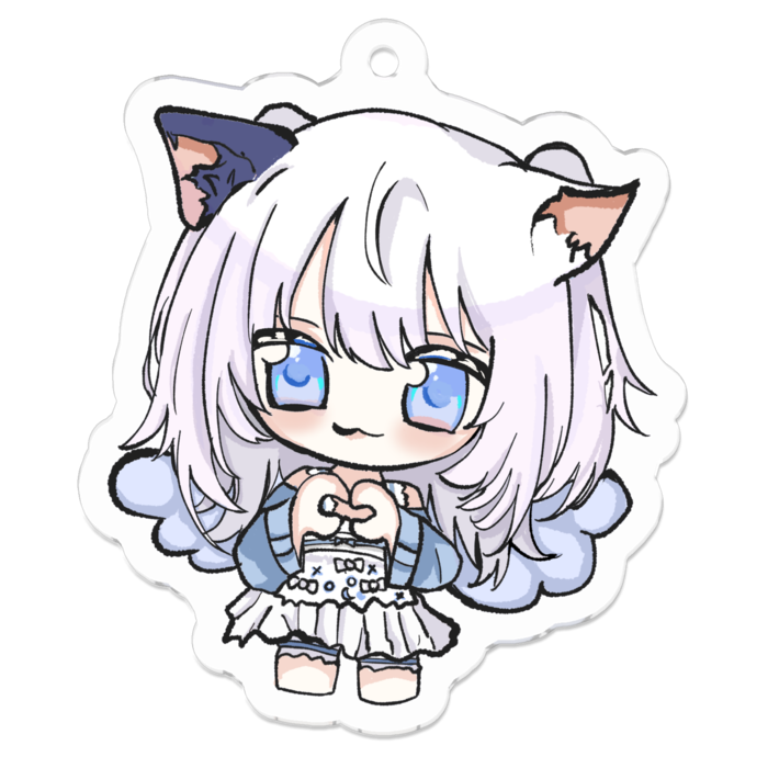 アクリルキーホルダー - 50 x 50 (mm)
