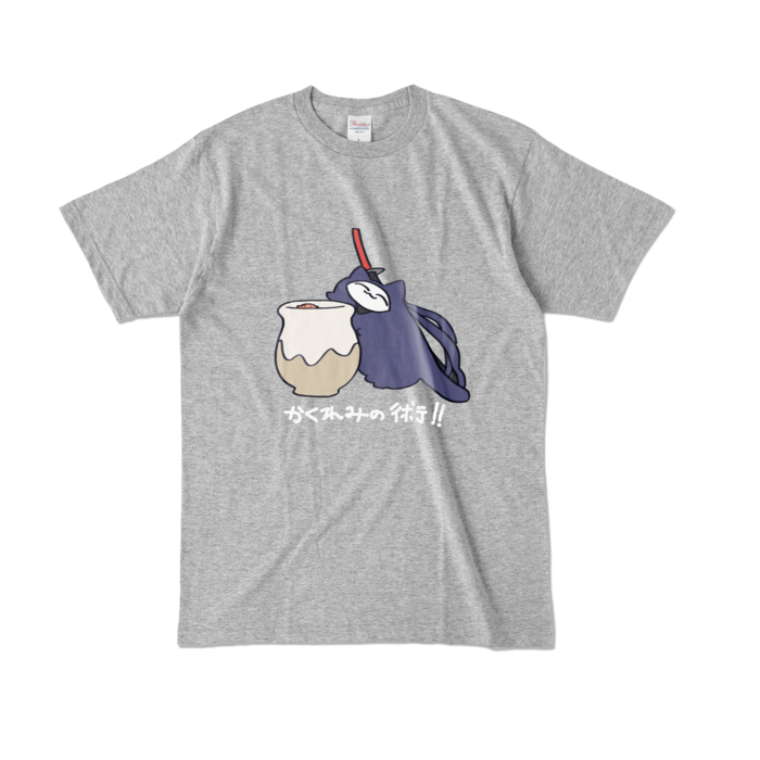 カラーTシャツ - L - 杢グレー (濃色)