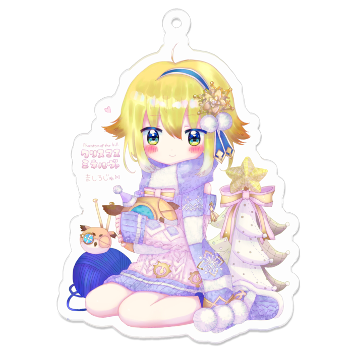 アクリルキーホルダー - 70 x 70 (mm)