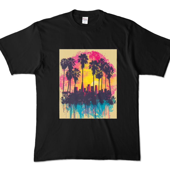 カラーTシャツ - XL - ブラック (濃色)