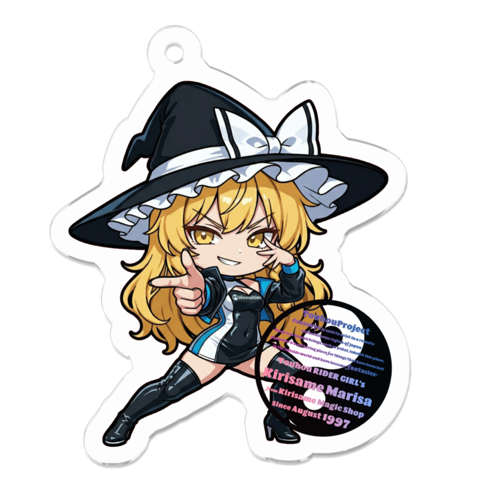 アクリルキーホルダー - 50 x 50 (mm)