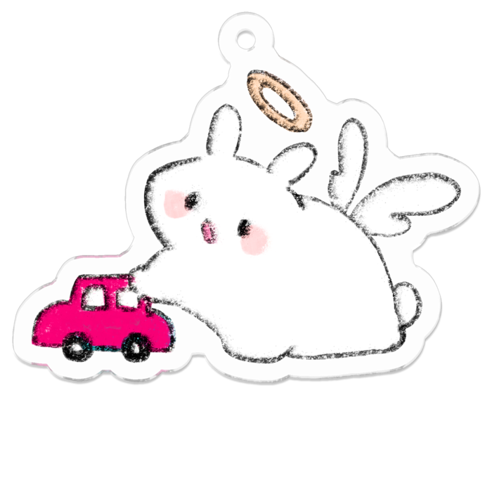 アクリルキーホルダー - 50 x 50 (mm)