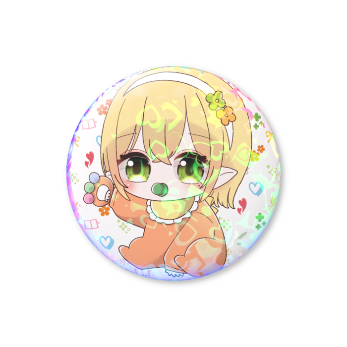 ホログラム缶バッジ - 32mm
