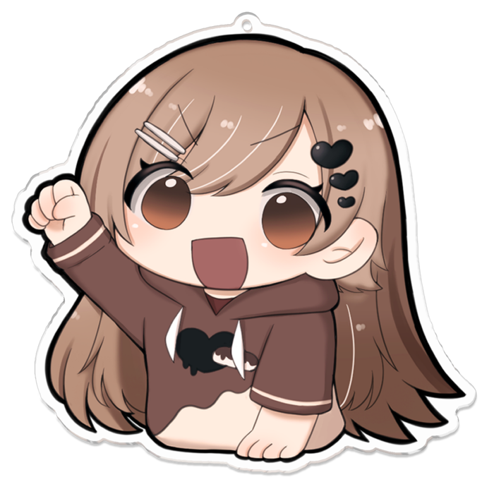 アクリルキーホルダー - 100 x 100 (mm)