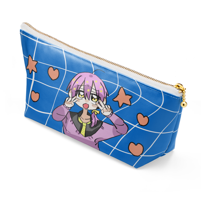 ポーチ - 長さ21.5cm / 高さ10cm - ホワイト