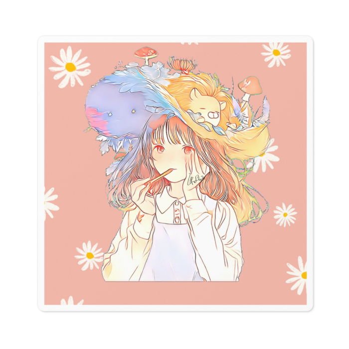 ステッカー - 100 x 100 (mm)