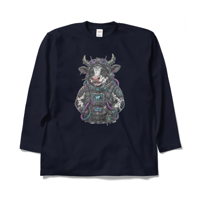 ロングスリーブTシャツ - XL - ネイビー