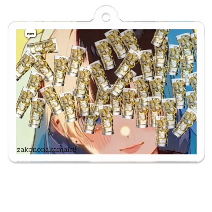 アクリルキーホルダー - 50 x 50 (mm)