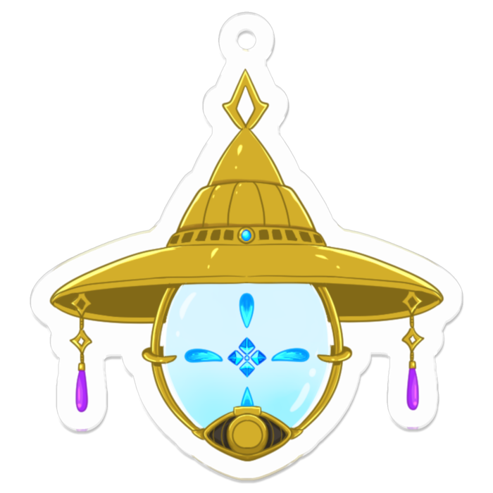 アクリルキーホルダー - 50 x 50 (mm)