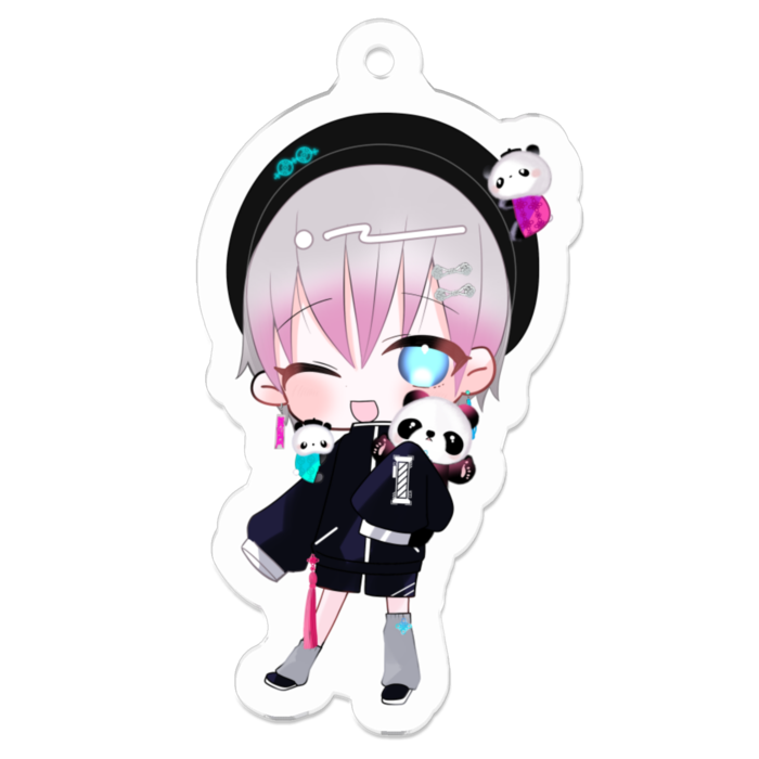 アクリルキーホルダー - 50 x 50 (mm)