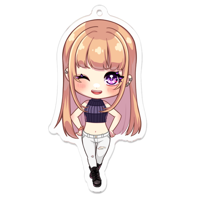 アクリルキーホルダー - 70 x 70 (mm)