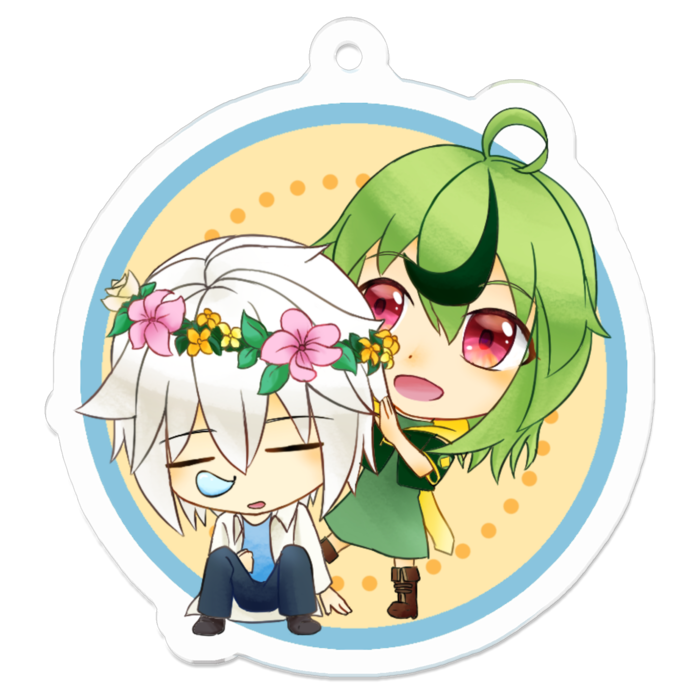 アクリルキーホルダー - 50 x 50 (mm)