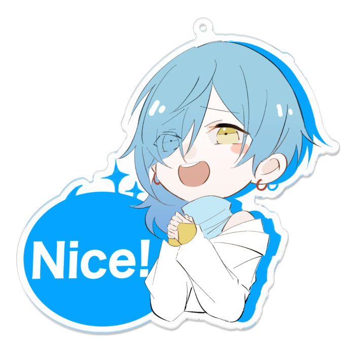 アクリルキーホルダー - 100 x 100 (mm)