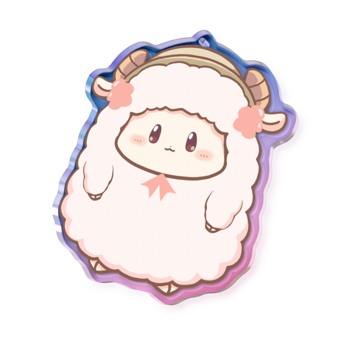 けだま③ - 70 × 70mm